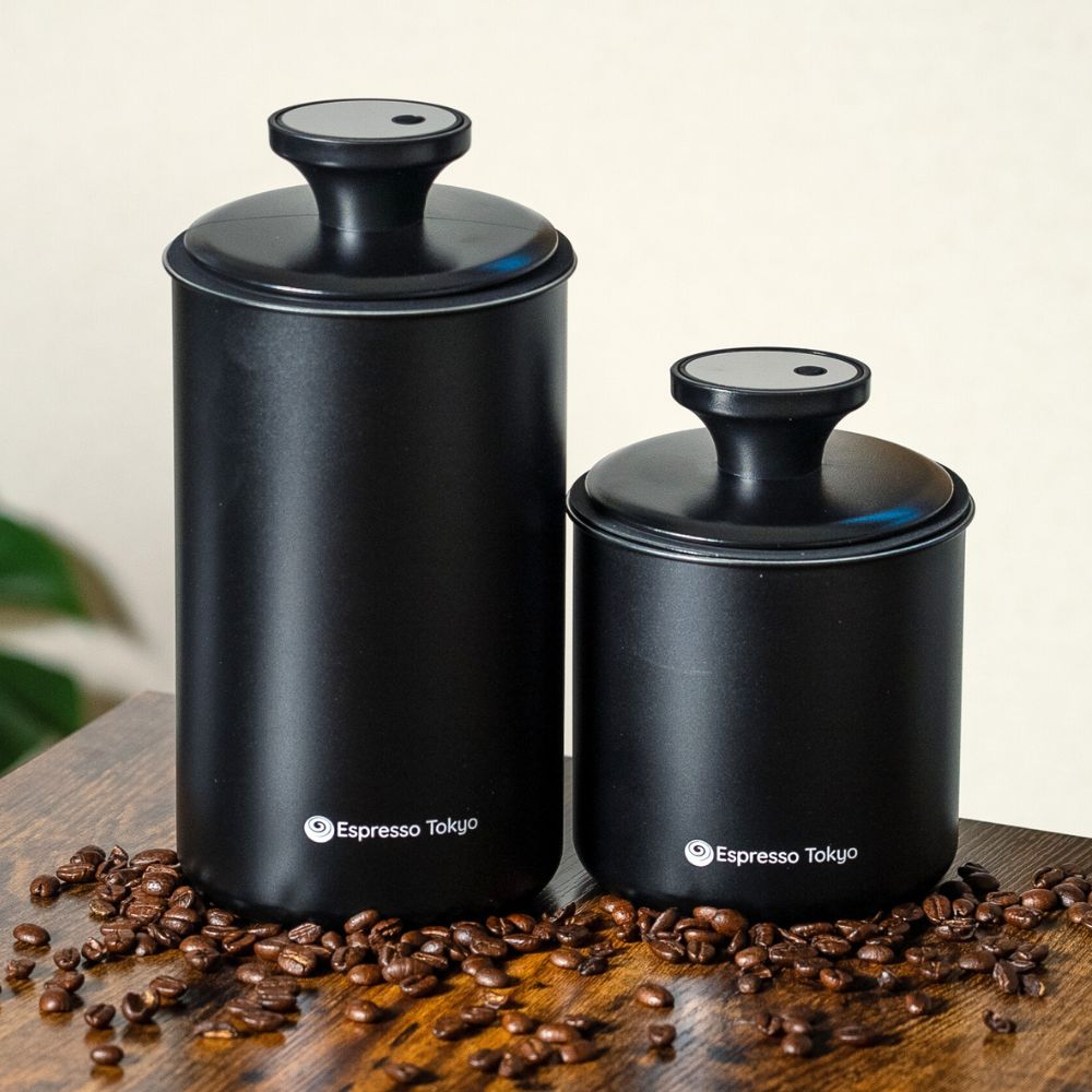 コーヒーキャニスタープロ 真空 密閉 遮光 ステンレス製 選べる2サイズ - Espresso Tokyo