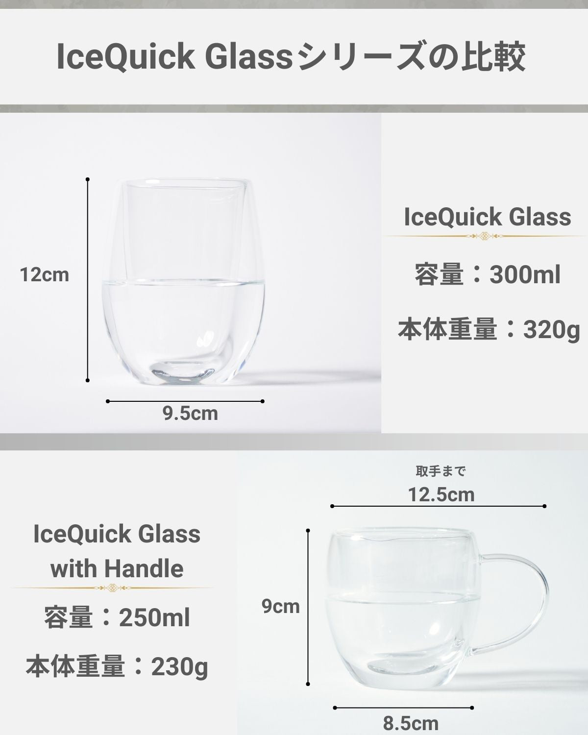 【発売開始3日間限定SALE】IceQuick Glass with Handle アイスクイックグラス ハンドル - Espresso Tokyo