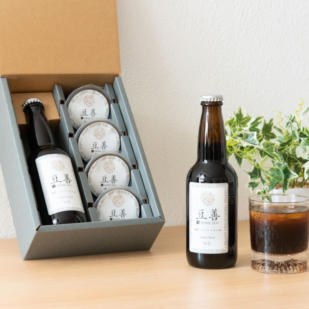 プレミアムアイスコーヒー1本とコーヒーゼリー4個のセット - Espresso Tokyo