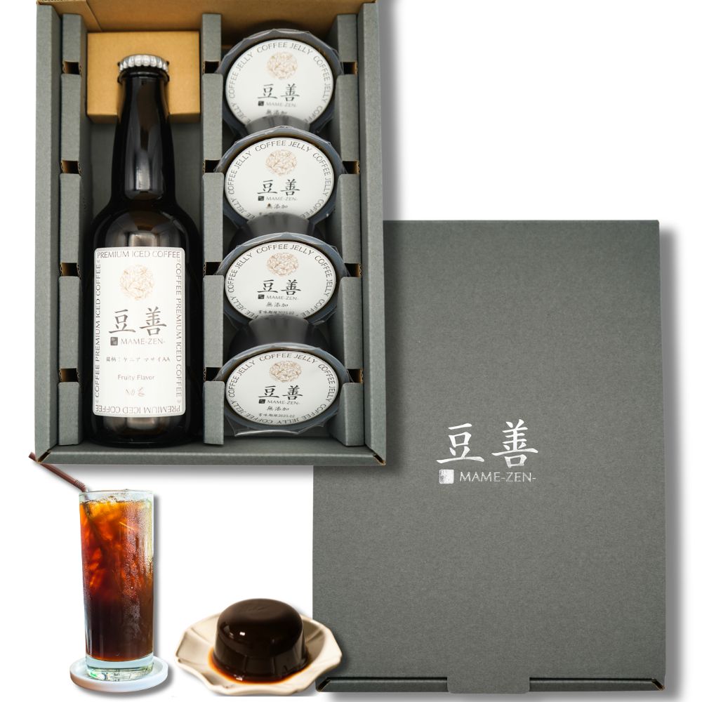 プレミアムアイスコーヒー1本とコーヒーゼリー4個のセット - Espresso Tokyo