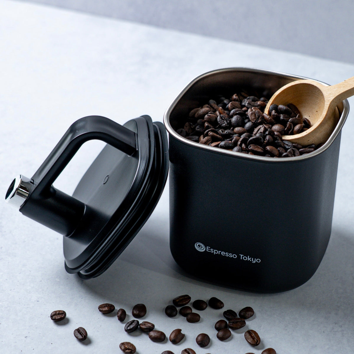 【発売記念セール15%OFF+連結用のフタ特典付き】Coffee Canister Pro Square コーヒーキャニスター プロスクエア - Espresso Tokyo