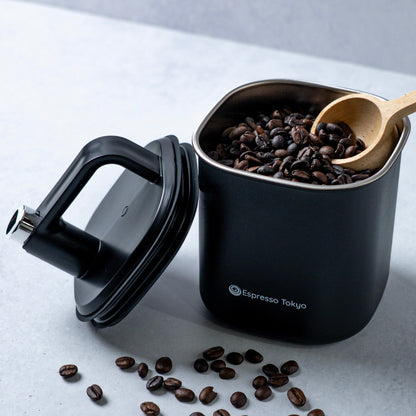 【発売記念セール15%OFF+連結用のフタ特典付き】Coffee Canister Pro Square コーヒーキャニスター プロスクエア - Espresso Tokyo