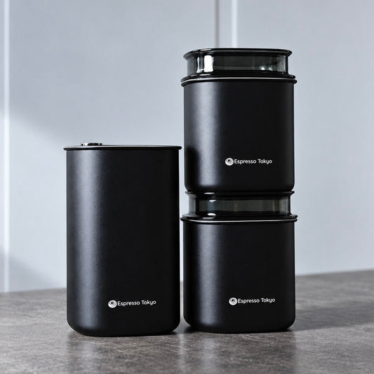 【発売記念セール15%OFF+連結用のフタ特典付き】Coffee Canister Pro Square コーヒーキャニスター プロスクエア - Espresso Tokyo