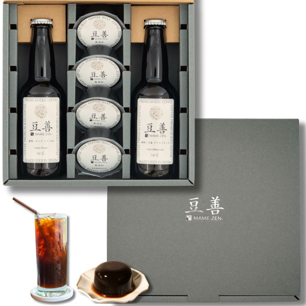 プレミアムアイスコーヒー2本とコーヒーゼリー4個のセット - Espresso Tokyo