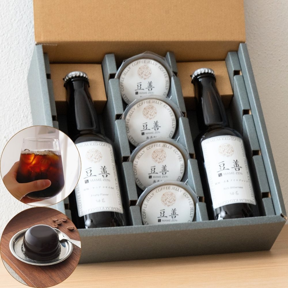 プレミアムアイスコーヒー2本とコーヒーゼリー4個のセット - Espresso Tokyo