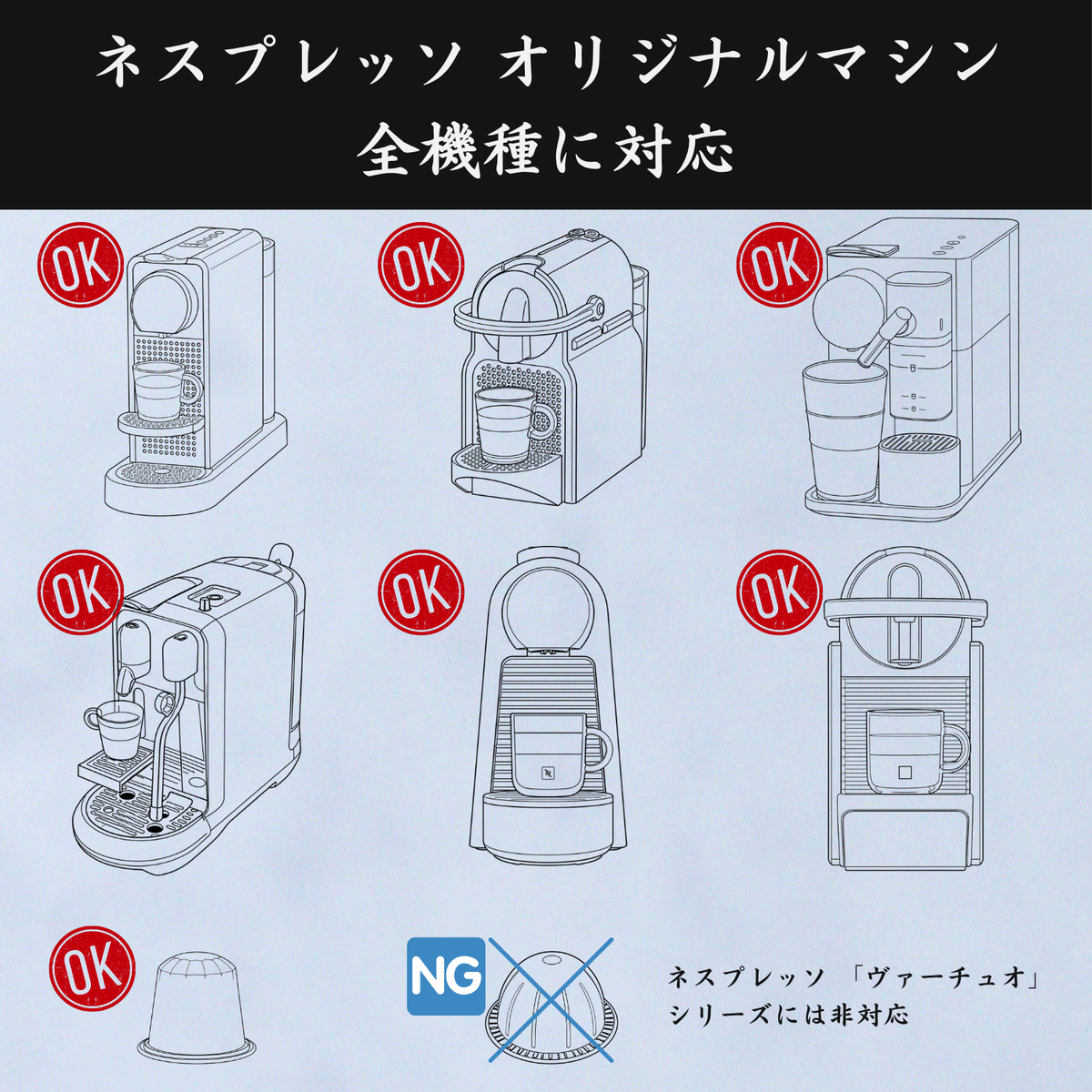 豆善 カプセルコーヒー ネスプレッソ互換カプセル 15杯分(5種×3個)