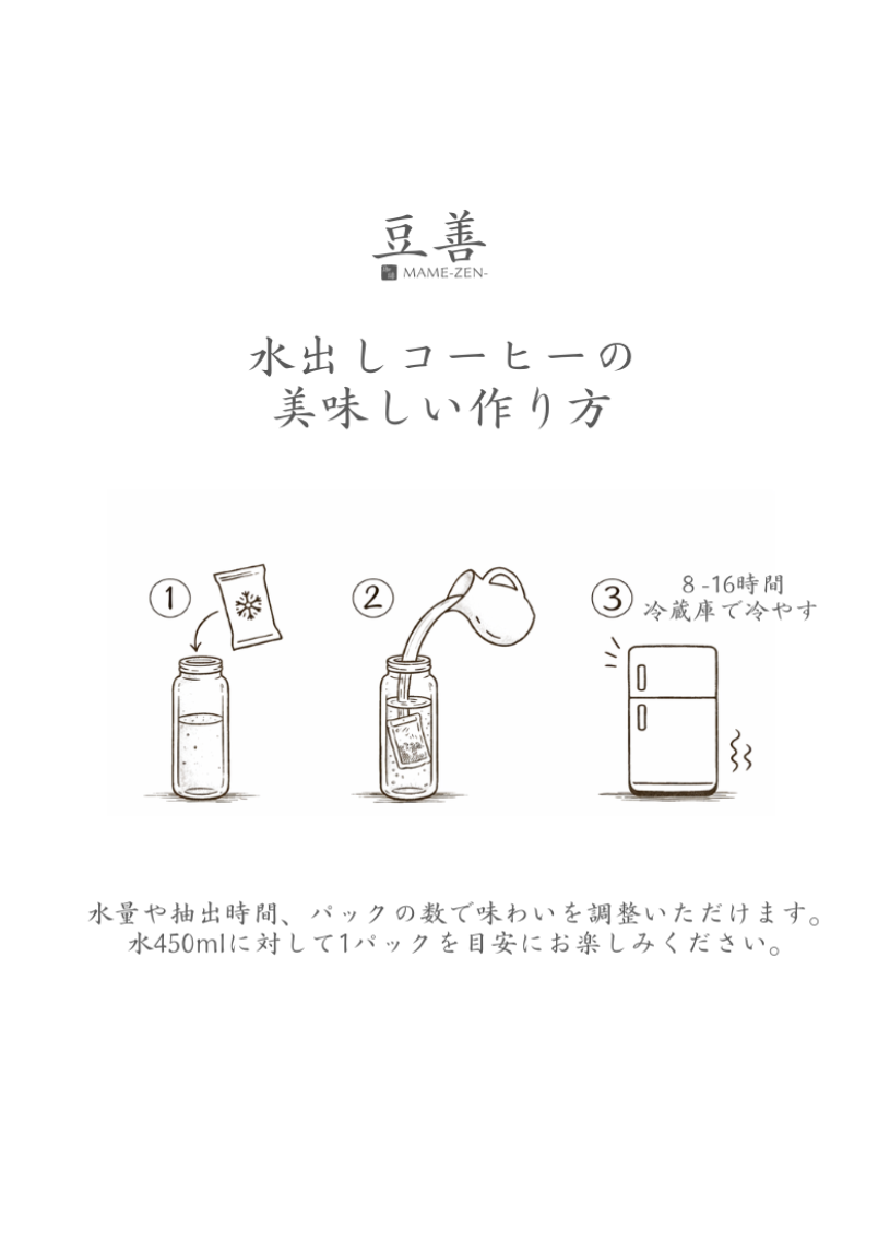コールドブリューパック（450ml/ 5袋入り）